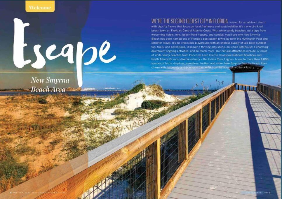 Zen Beach Retreat - Ocean View Townhouse -No Drive Beach ニュー・スマーナ・ビーチ エクステリア 写真