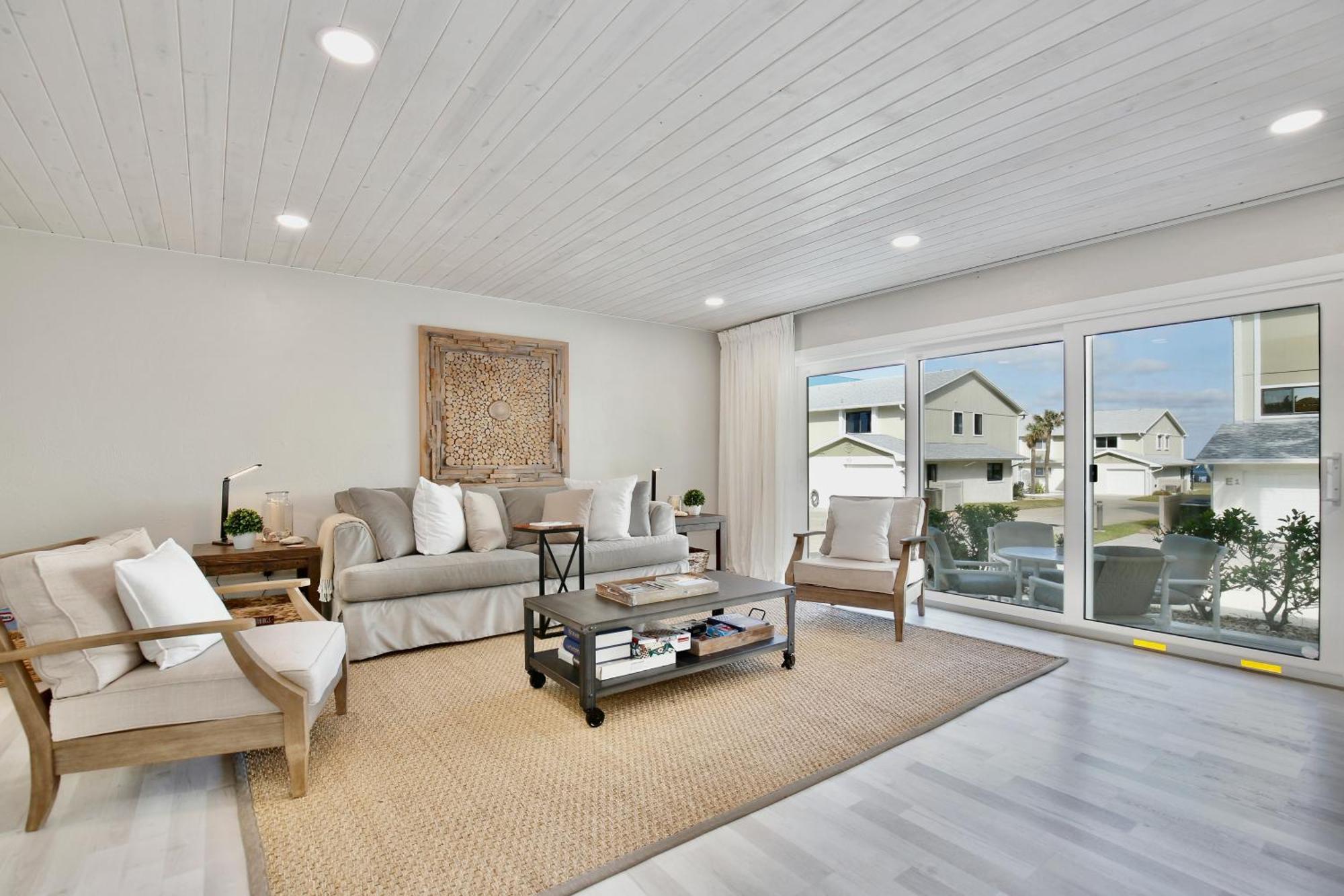 Zen Beach Retreat - Ocean View Townhouse -No Drive Beach ニュー・スマーナ・ビーチ エクステリア 写真