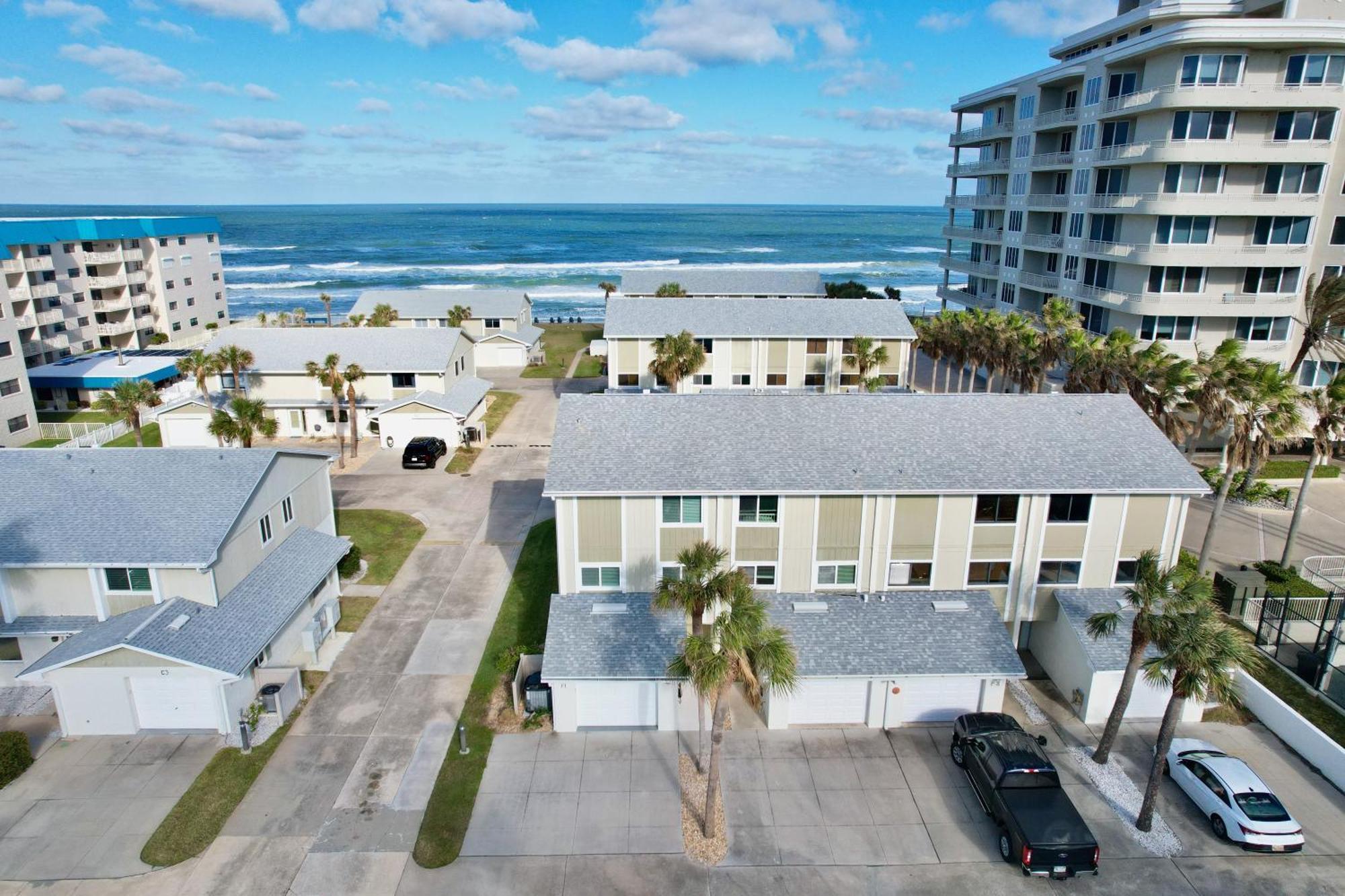 Zen Beach Retreat - Ocean View Townhouse -No Drive Beach ニュー・スマーナ・ビーチ エクステリア 写真