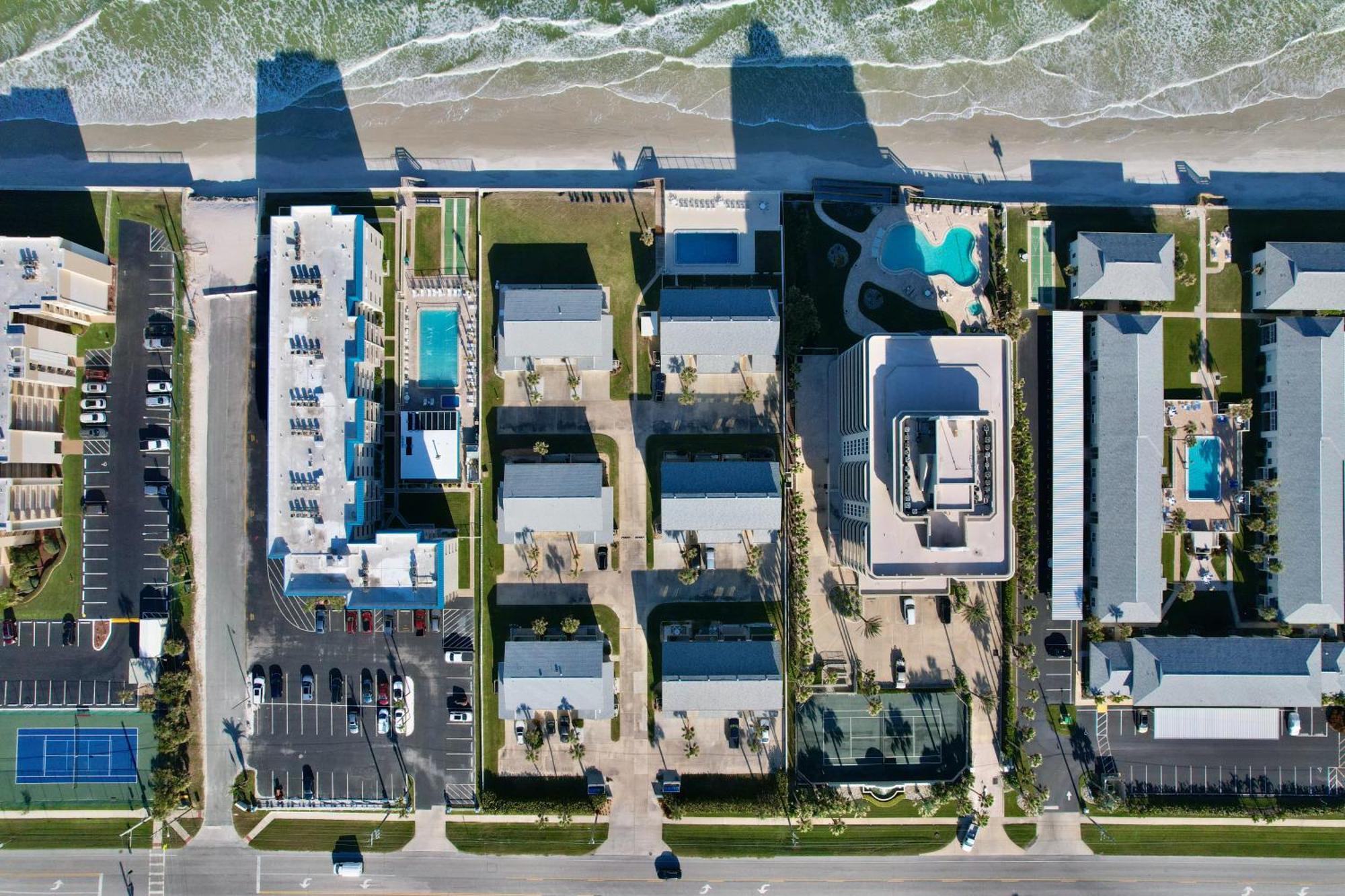 Zen Beach Retreat - Ocean View Townhouse -No Drive Beach ニュー・スマーナ・ビーチ エクステリア 写真