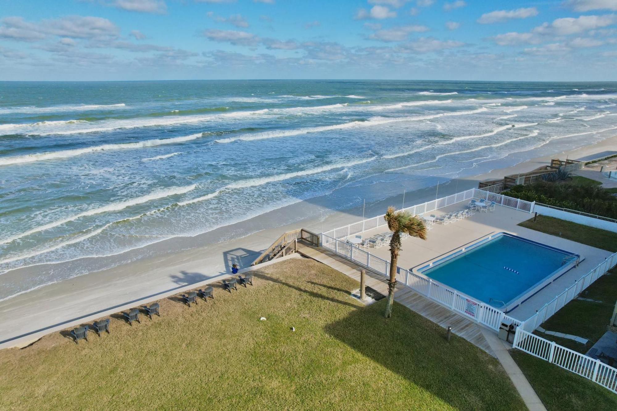 Zen Beach Retreat - Ocean View Townhouse -No Drive Beach ニュー・スマーナ・ビーチ エクステリア 写真