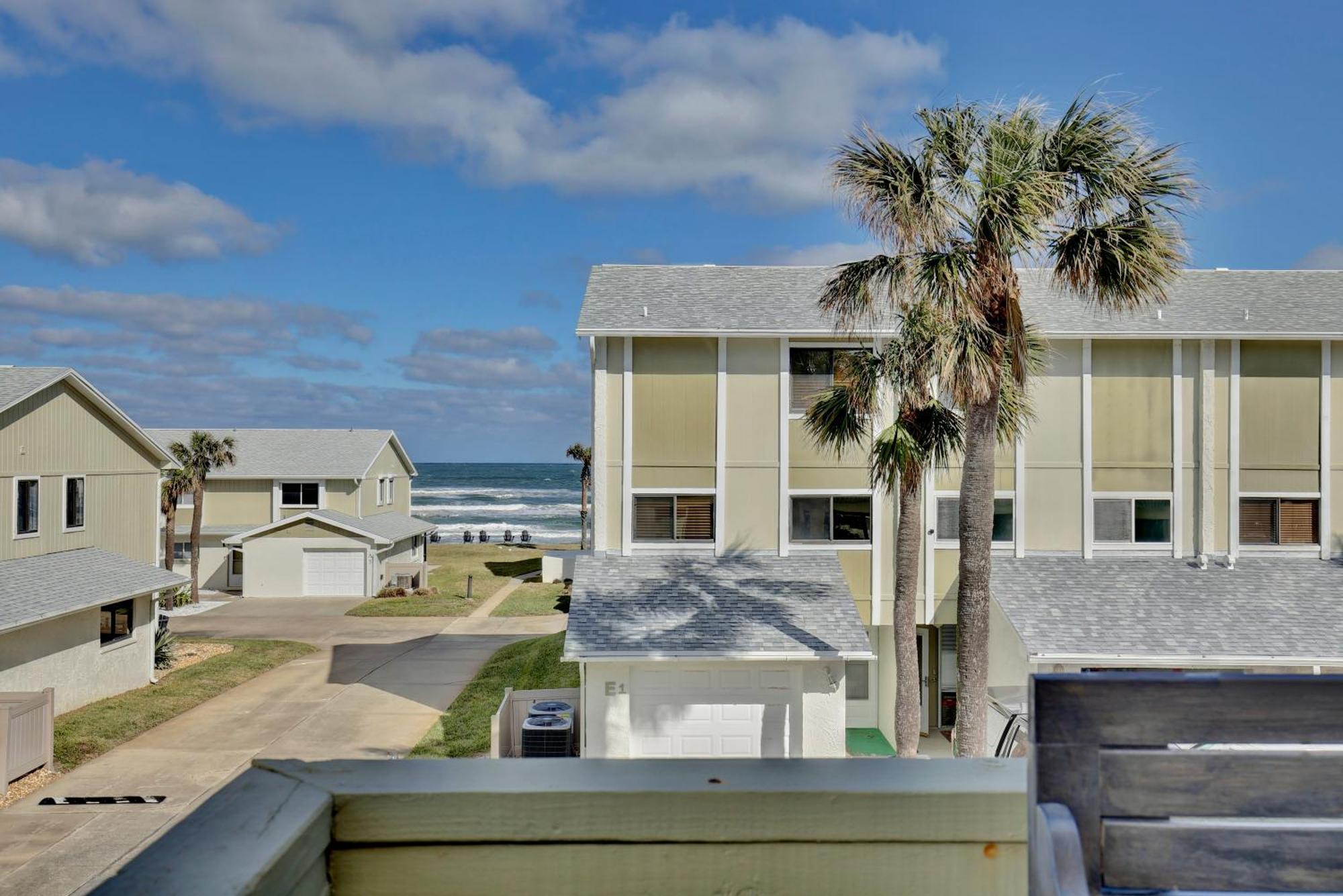 Zen Beach Retreat - Ocean View Townhouse -No Drive Beach ニュー・スマーナ・ビーチ エクステリア 写真